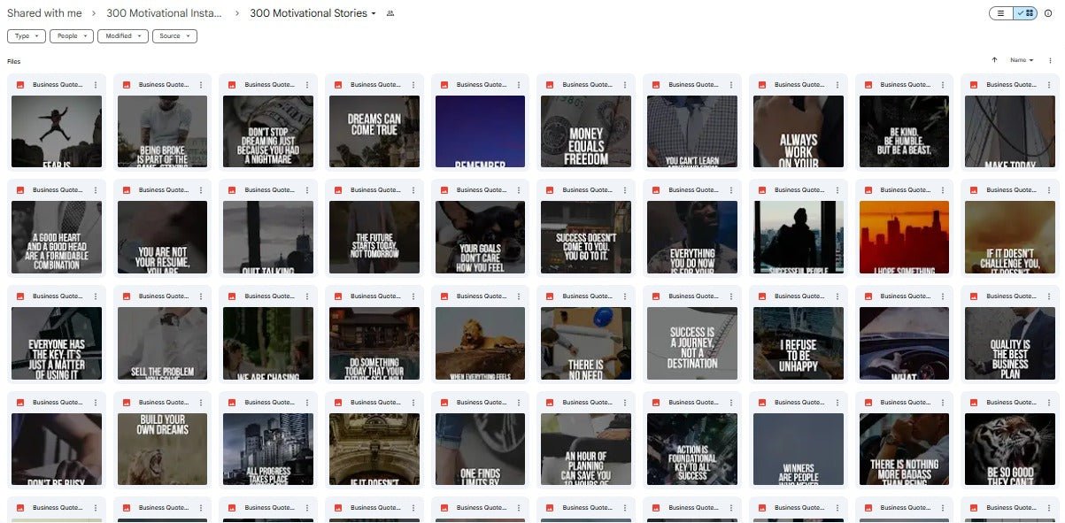 Grab Your 300 Motivational Instagram Stories - Digi Cart