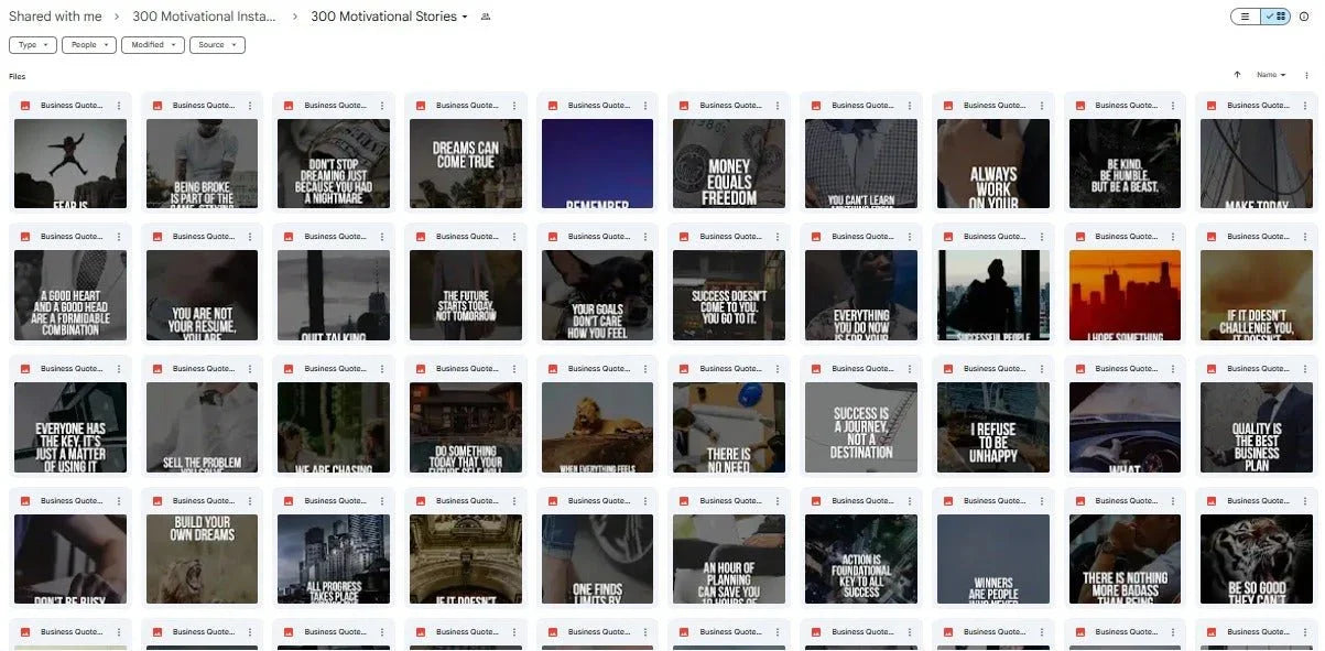 Grab Your 300 Motivational Instagram Stories - Digi Cart