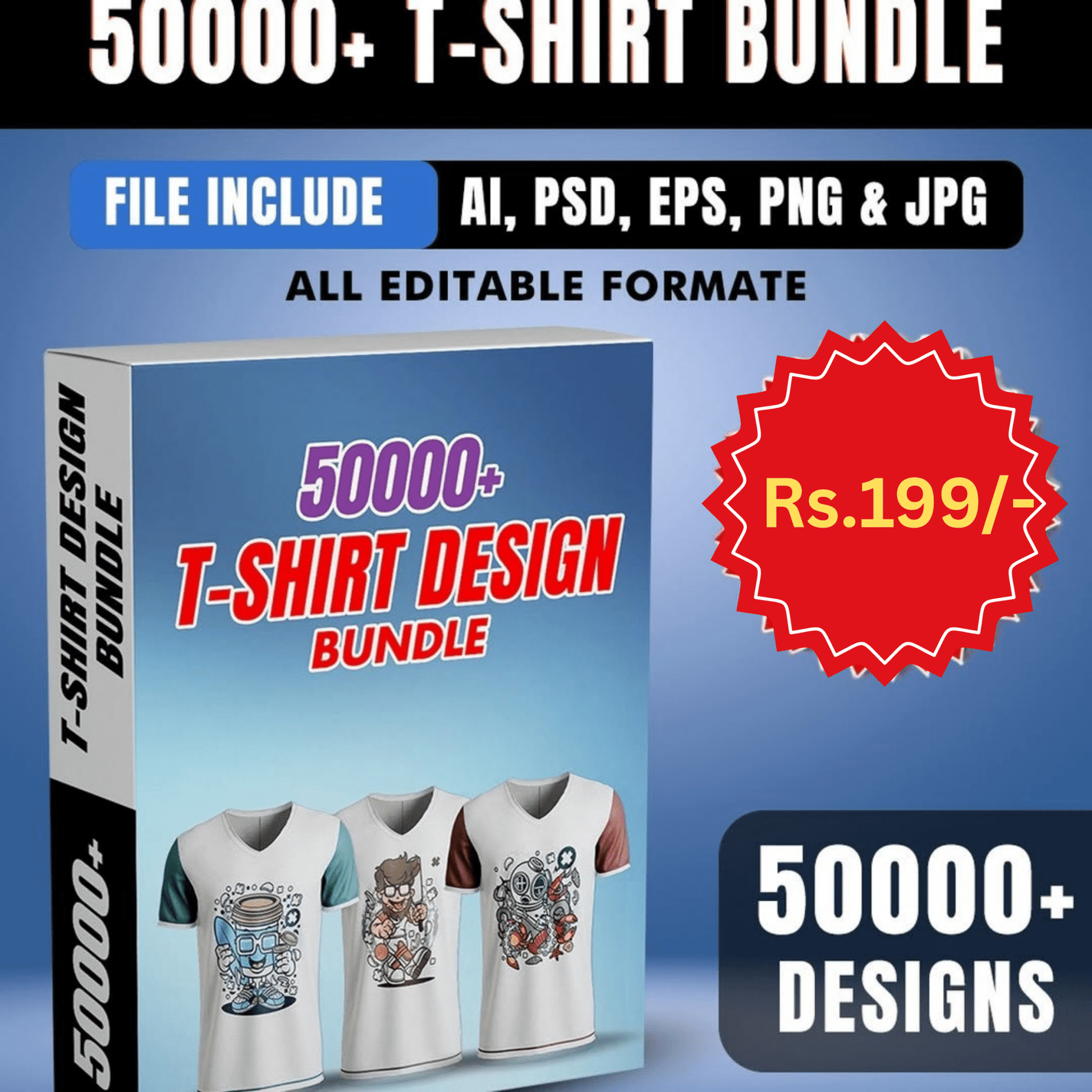 T-shirt Design Templates Bundle - Digi Cart