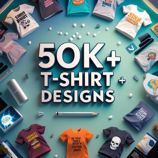 High-Quality T-Shirt Design Templates Bundle with Mockups and Fonts